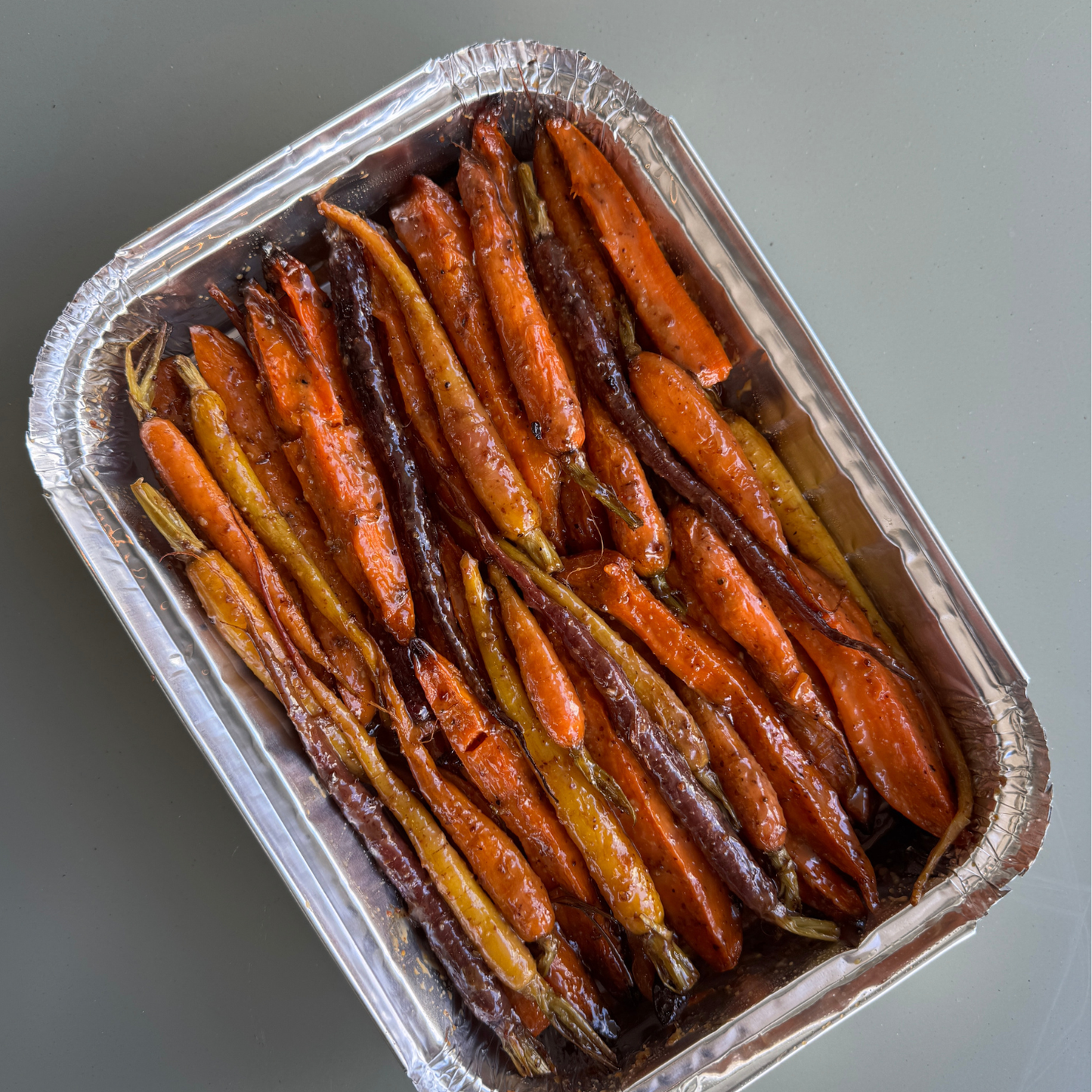 Maple Roasted Heirloom Carrots & Sweet Potato