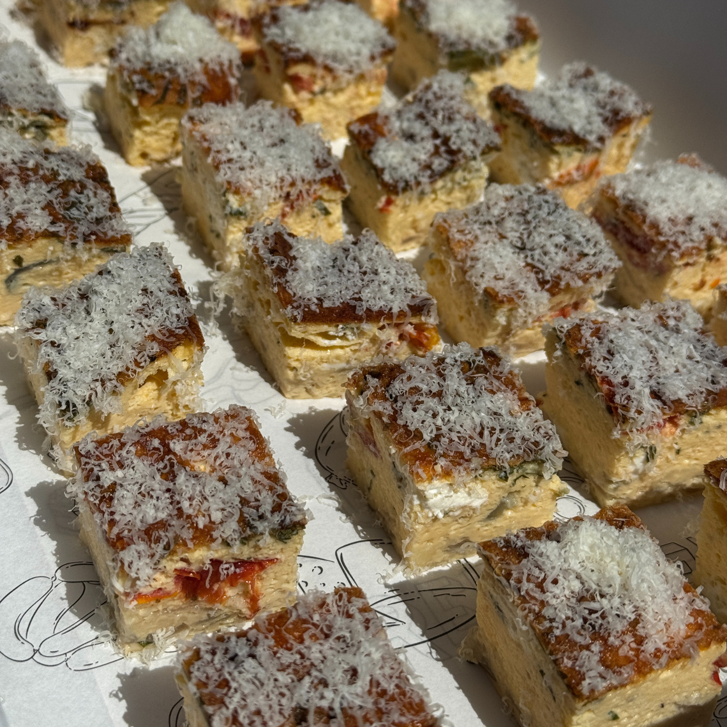 Roasted Tomato and Feta Frittata Bites (GF,V)